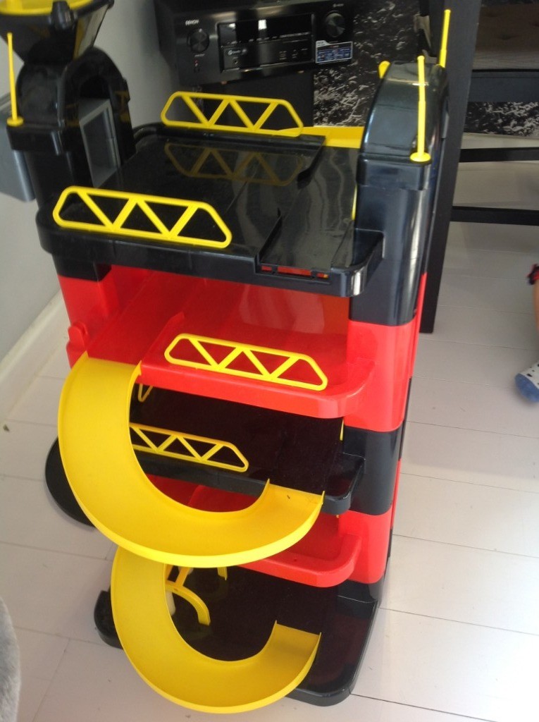 chad valley wheel garage with car